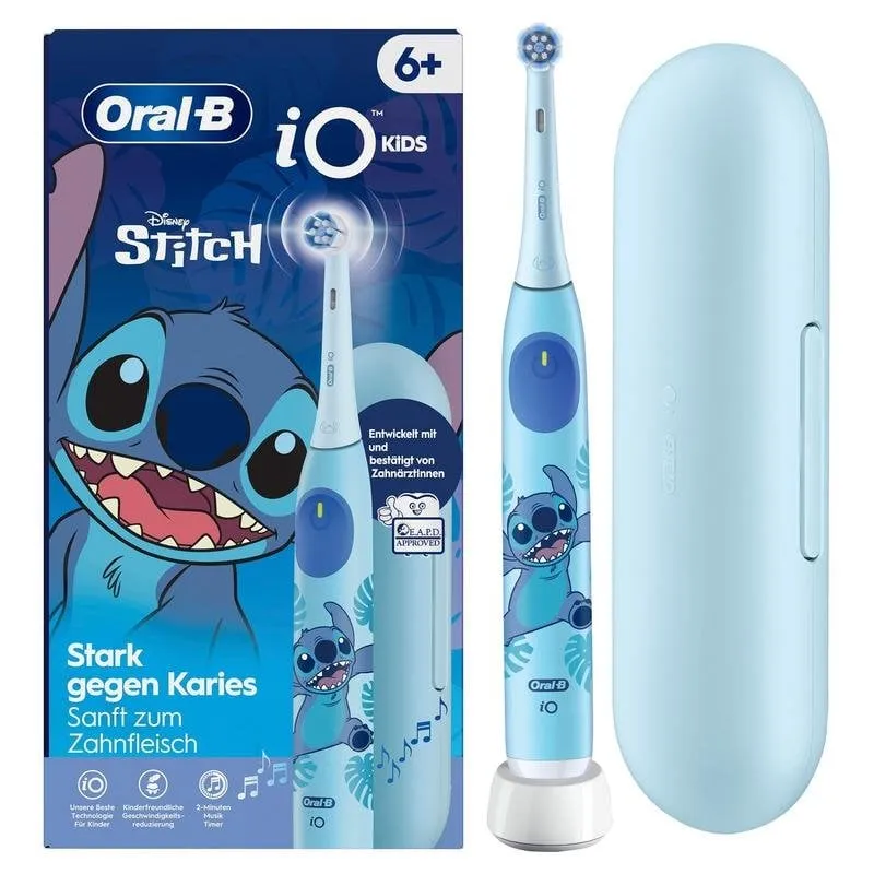 Spazzolino Elettrico Oscillante Oral-B iO Kids Stitch 3 Modalità Timer Custodia - immagine 1