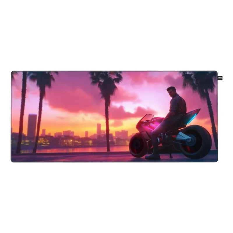 Tappetino per mouse CHERRY XTRFY GP5 Miami XL Multicolore Tessuto Gomma - immagine 1