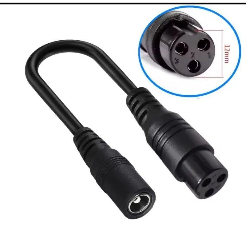 Cavo Adattatore Femmina 5,5 x 2,5 mm a GX16 12 mm 3 Pini Femmina - immagine 1