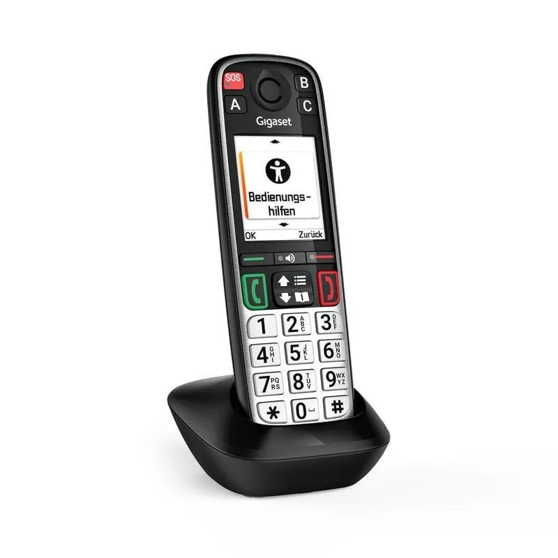 Telefono Gigaset EASY 500HX DECT/Analogico Senza Fili con Altoparlante e 200 Voci - immagine 1