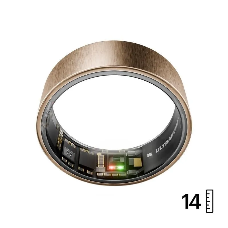Anello intelligente Ultrahuman Ring AIR Taglia 14 Bluetooth 5.0 IP68 6 giorni Android/iOS Oro rosa - immagine 1