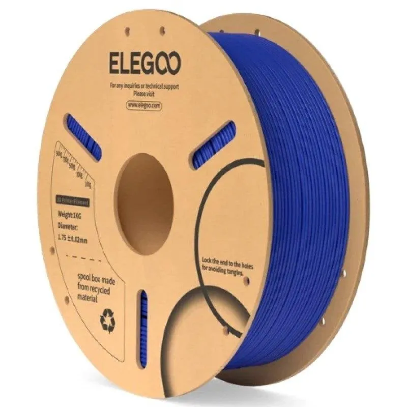 Filamento PLA Elegoo Dark Blue 1,75 mm 1000 g Bobina Carta - immagine 1