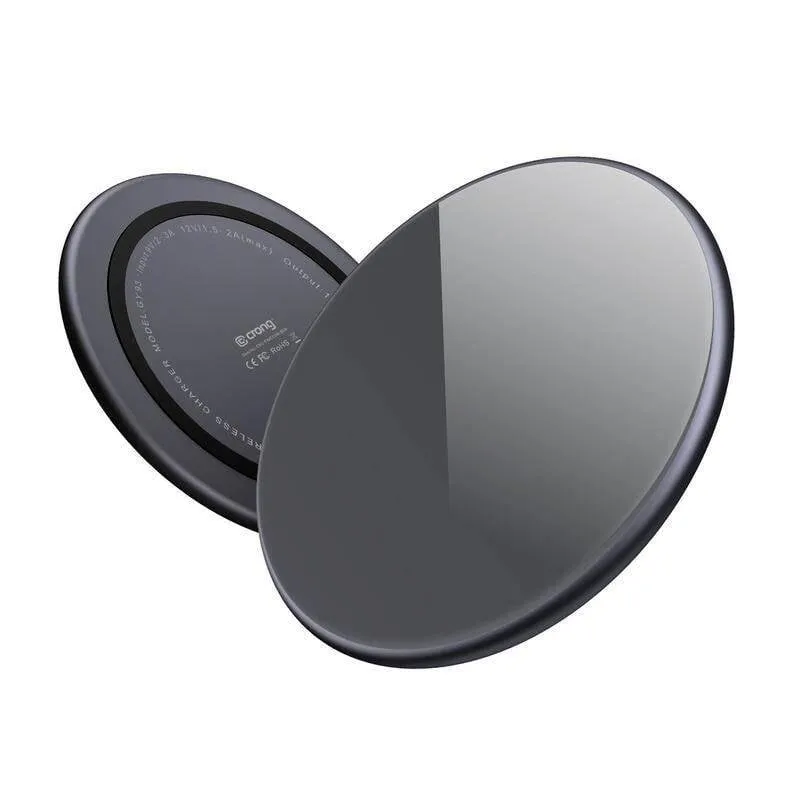 Caricatore Wireless Crong PowerSpot 15W Nero USB-C - immagine 1