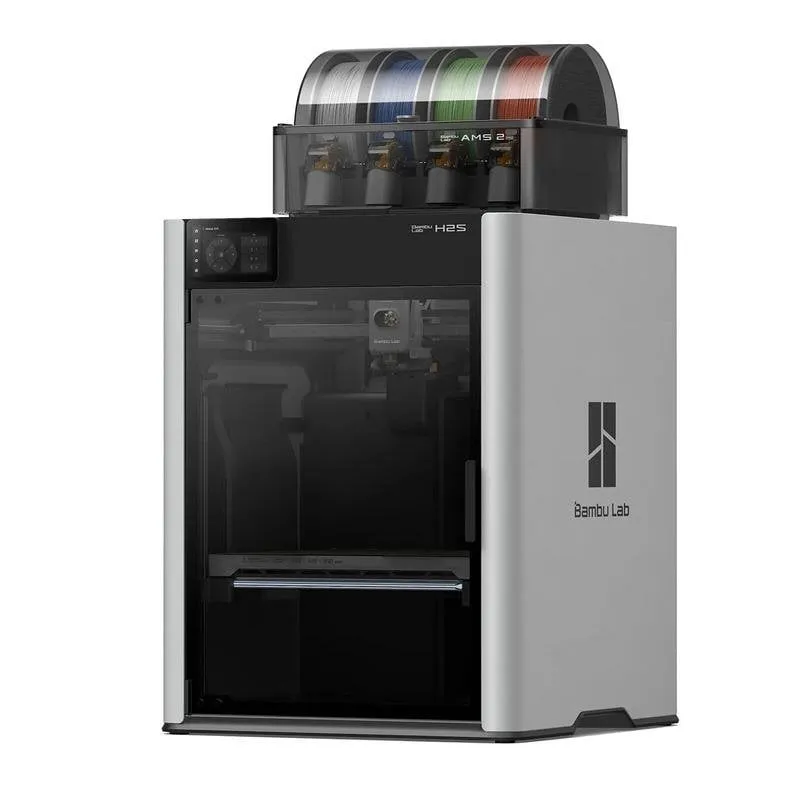 Stampante 3D Bambu Lab H2S Combo AMS 2 Pro Wi-Fi USB Ethernet alta velocità - immagine 1