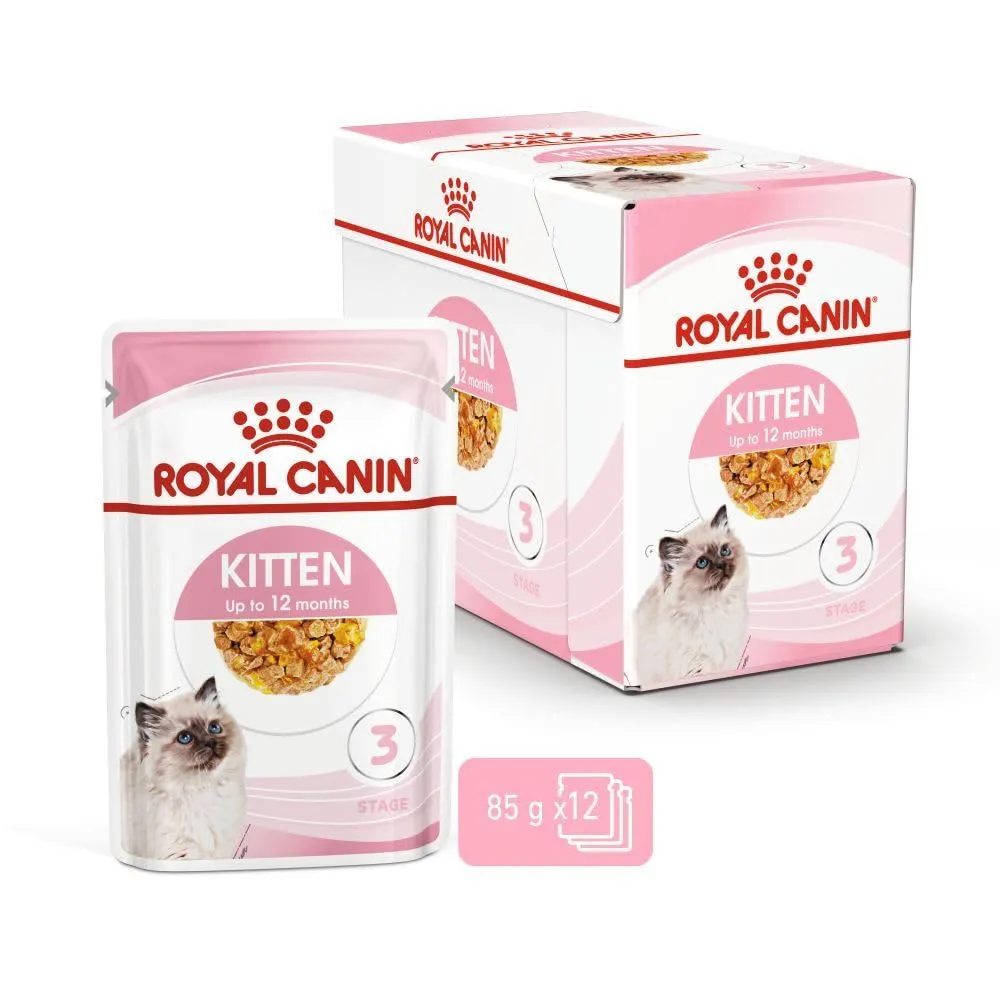 Royal Canin Kitten Instinvenge, Cat Food - Pacchetto di 12 x 85 gr - Totale: 1020 gr - immagine 6