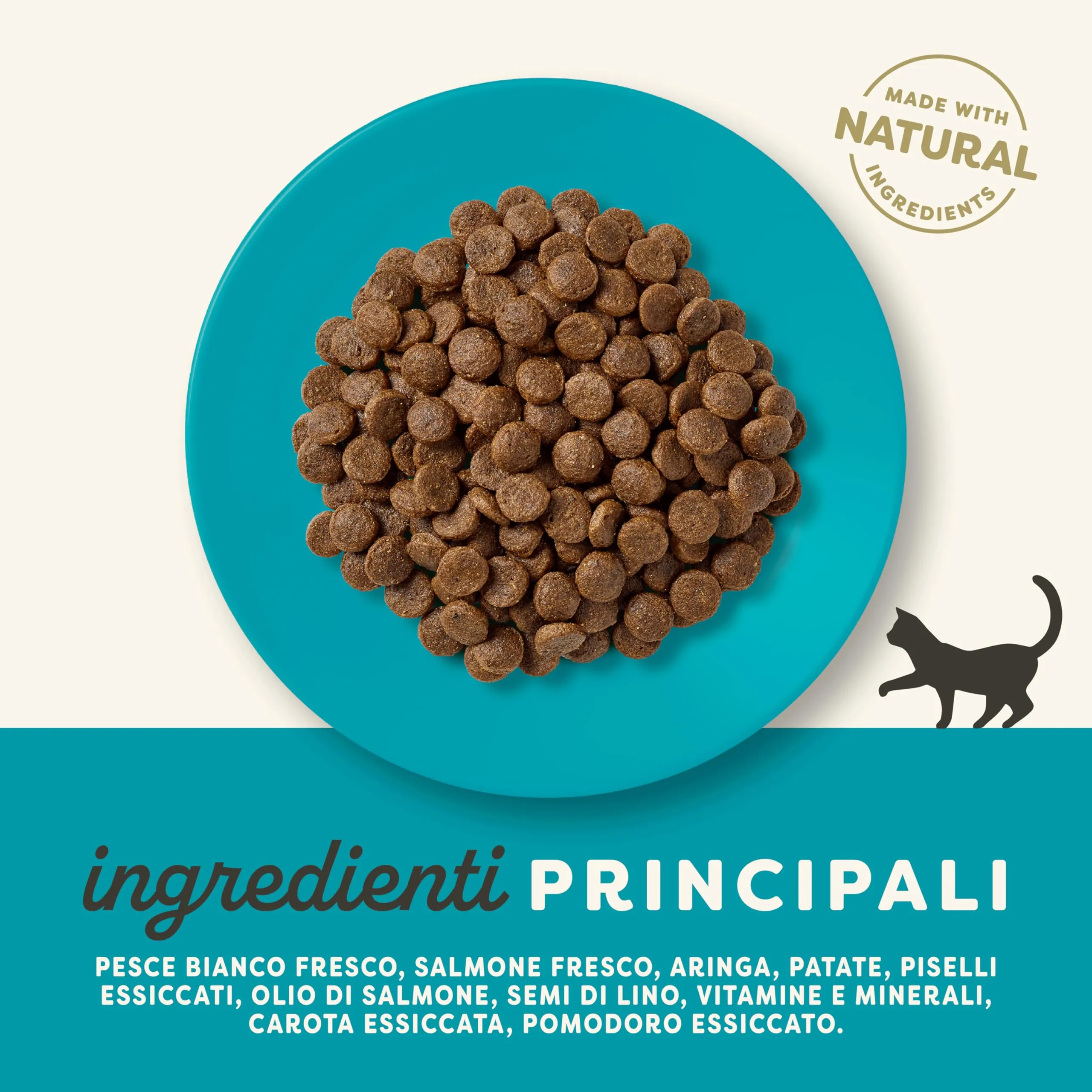 Applaws Complete Naturale Pienso secco di Pesce dell'Oceano con Salmone per Gatti Adulti, Busta Resellabile da 350g - immagine 2