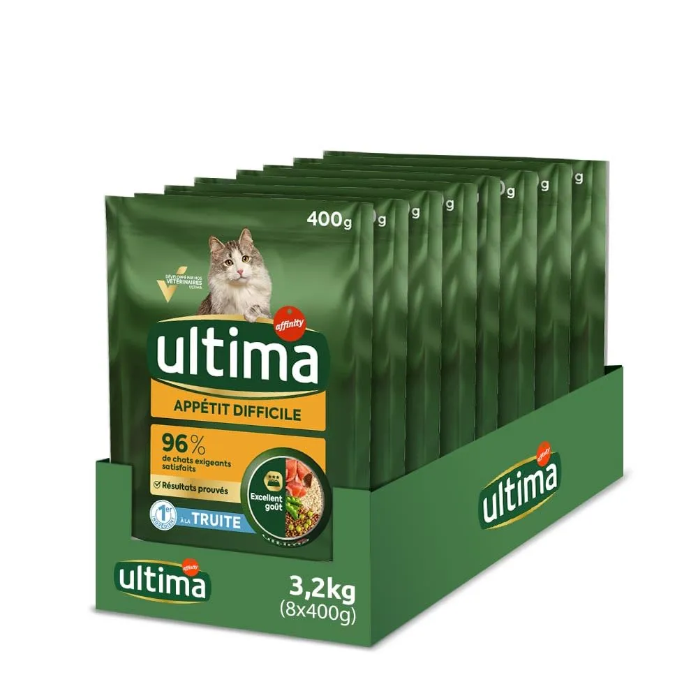 Ultima - Appetito per gatto, 400 g, confezione da 8 - immagine 1
