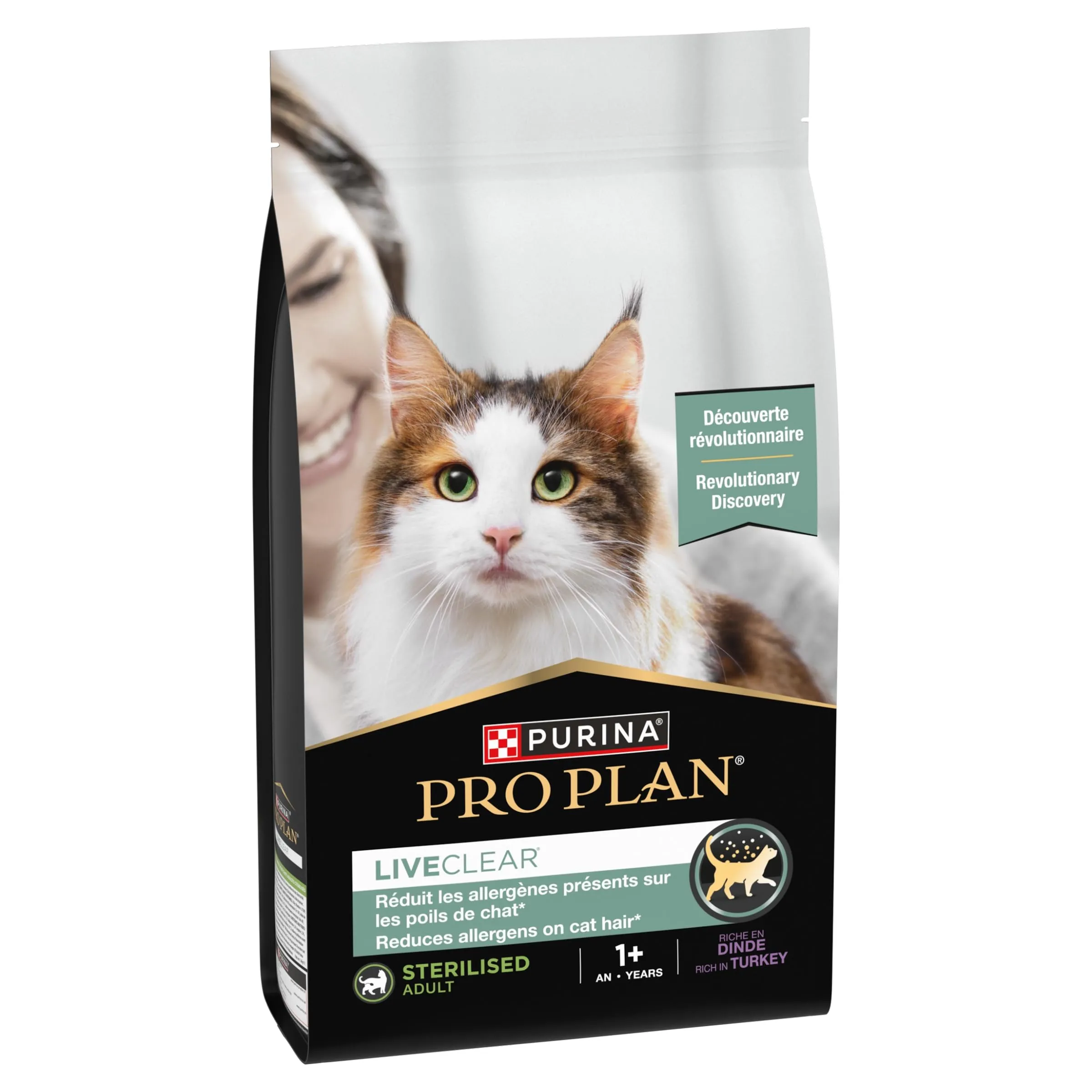 Pro Plan Liveclear Adulto Sterilizzato, 1+, ricco di tacchino, 1,4 kg - immagine 3