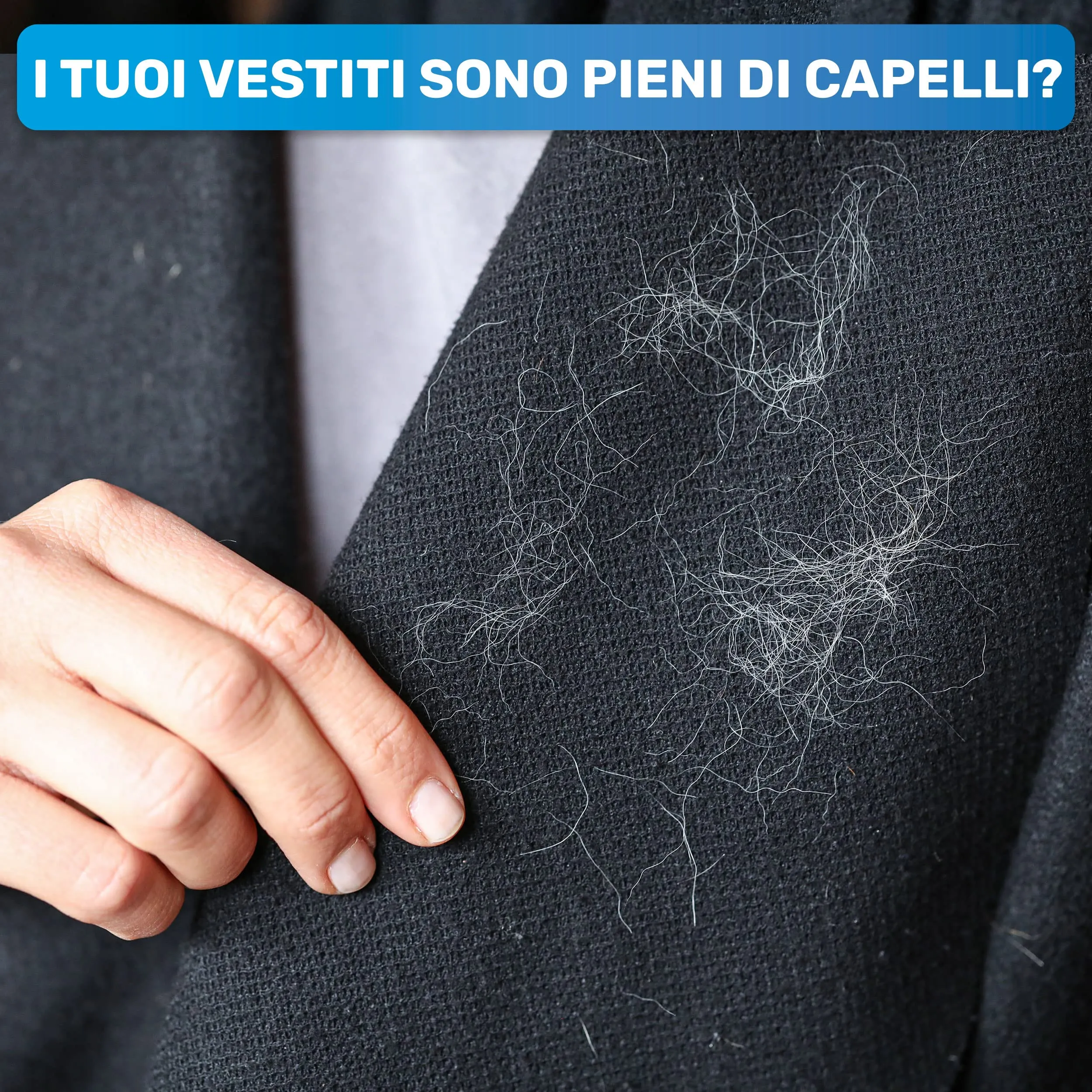 BluePet 3x Rullo Peli Animali Cani Gatti, Rimuovi Pelucchi Riutilizzabile - immagine 5