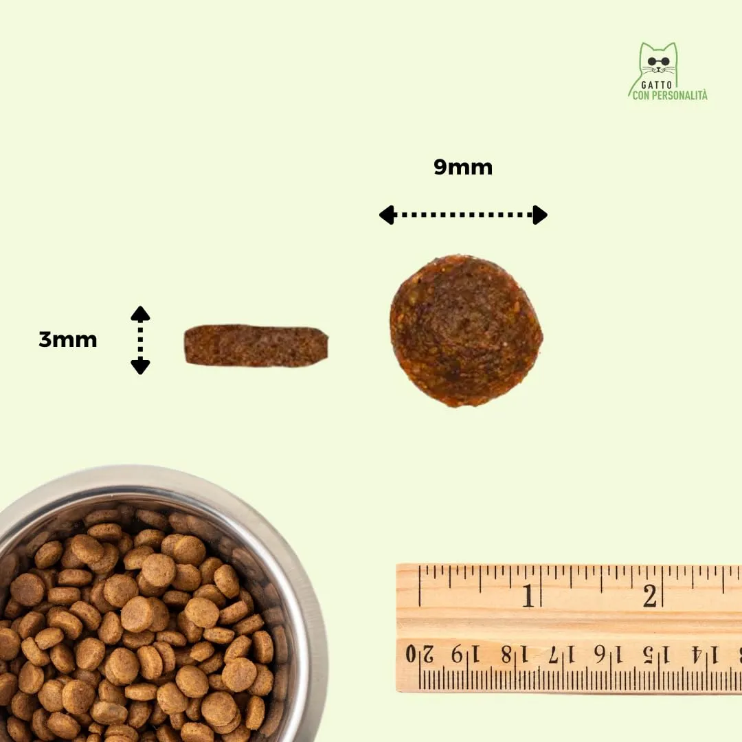 Gatto con Personalità Il Cibo Di Beppo - Cibo Secco Per Gatti Adulti - Crocchette Senza Cereali Di Alta Qualità: Grain Free E Senza Glutine - Alimento Completo (Tacchino con Pollo, 1,5kg) - immagine 7