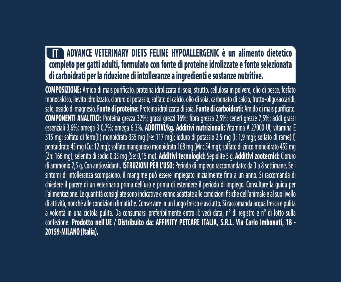 Advance Veterinary Diets Hypoallergenic, Cibo per Gatti 6,5kg - immagine 5
