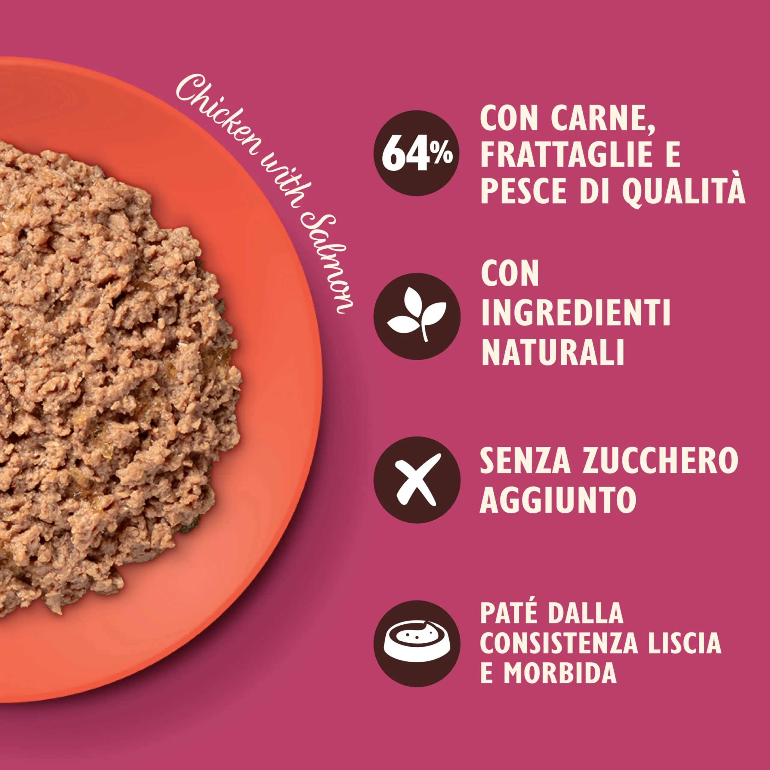 Lily's Kitchen Paté Morbido con Pollo per Gatti Adulti – Cibo Umido Naturale, Senza Cereali, Ricco di Carne (19 x 85 g) - immagine 3