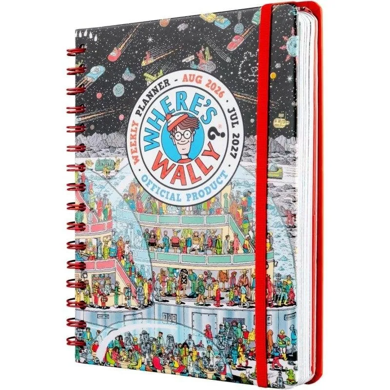 Agenda Scolastica 2026/2027 Vista Settimanale A5 12 Mesi Dove è Wally? Grupo Erik - immagine 1