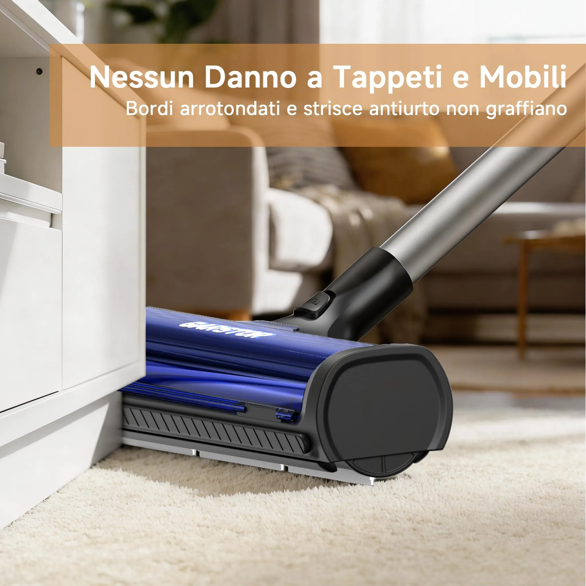 Garstor Spazzola Tappeti Peli Animali, Rullo Peli Animali Manico 1,5m - immagine 7