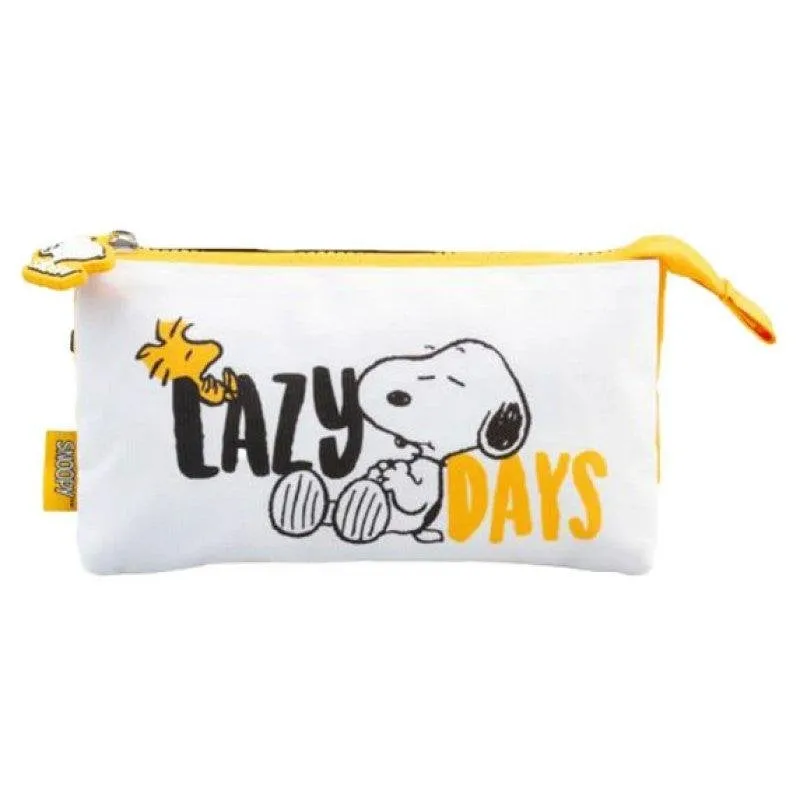 Trio Astuccio Snoopy Lazy Days Licenza Ufficiale Group Erik - immagine 1