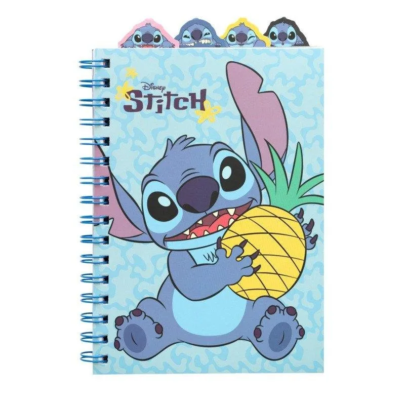 Taccuino A5 Disney Stitch con Spirale e 80 Pagine Rigate - immagine 1