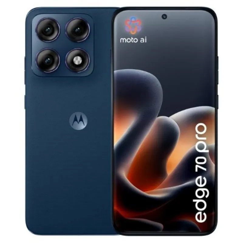 Motorola Edge 70 Pro 5G 12GB 6.78" 512GB Blu Scuro Display AMOLED - immagine 1