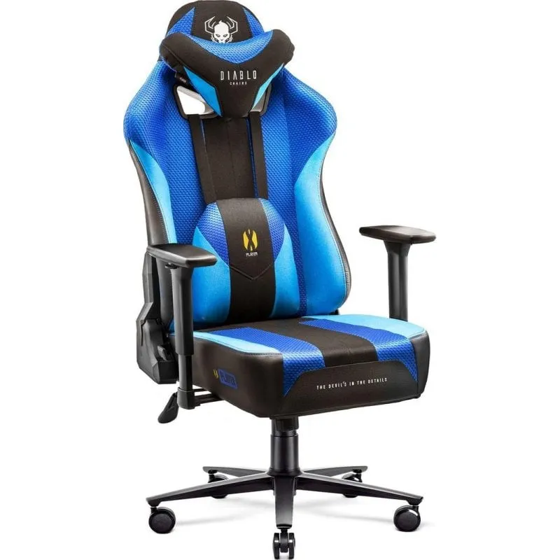 Sedia Gaming Diablo Chairs X-Player 2.0 Frost Black Normal Size - immagine 1
