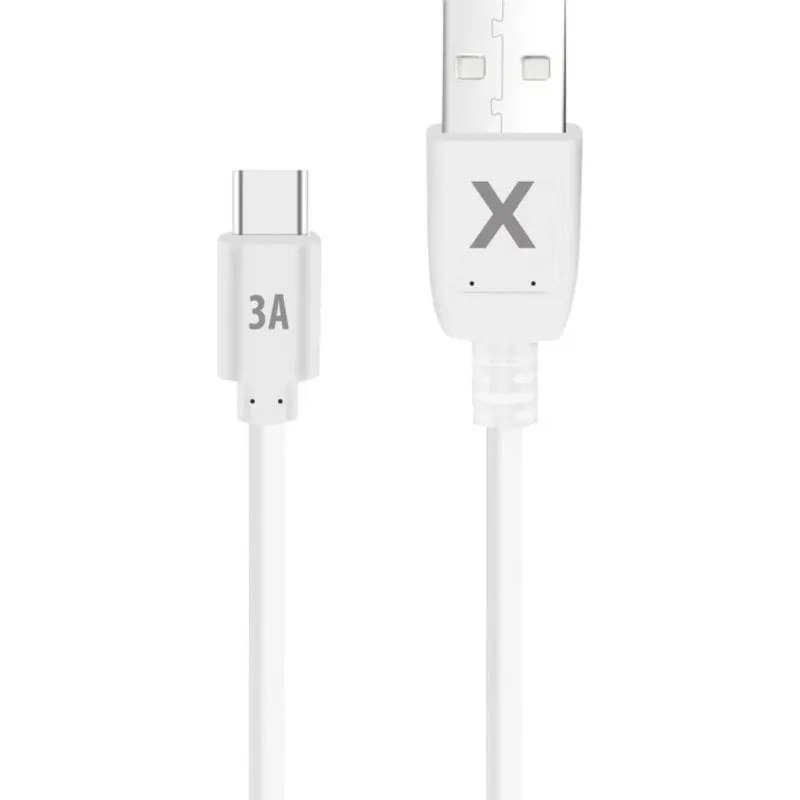 Cavo USB-C a USB-A Maxlife 0,5 m 3A Bianco - immagine 1