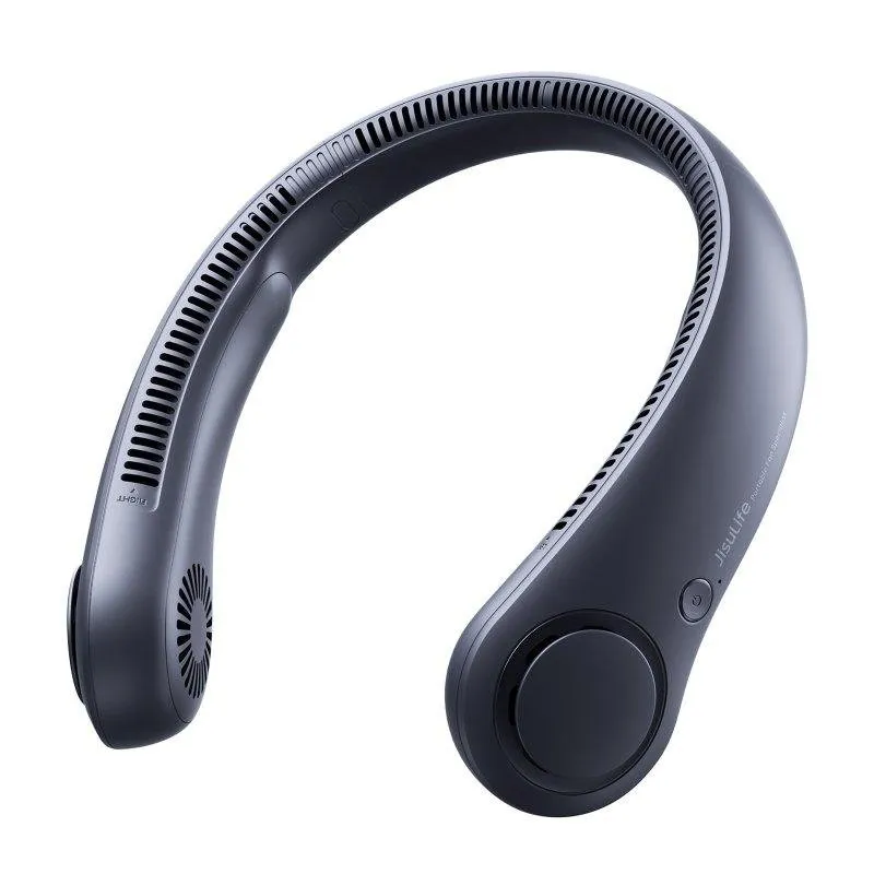 Mini Ventilatore da Collo Senza Pale JisuLife Life 3 4000mAh Blu 5 Velocità - immagine 1