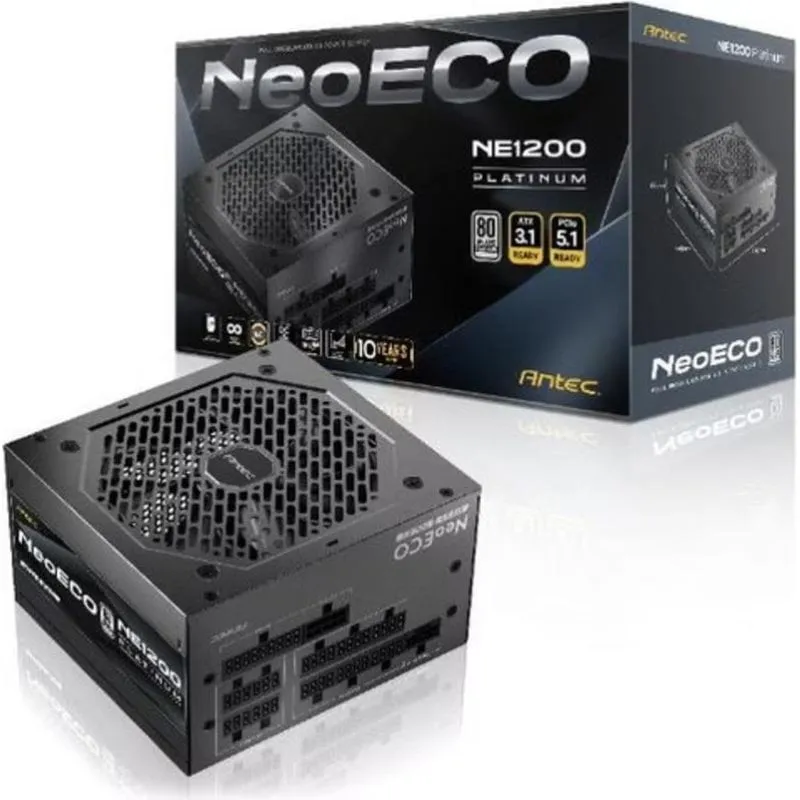 Fuente de Alimentación Antec NeoECO X8000A589EU 1200W Certificación Platinum modular - immagine 1