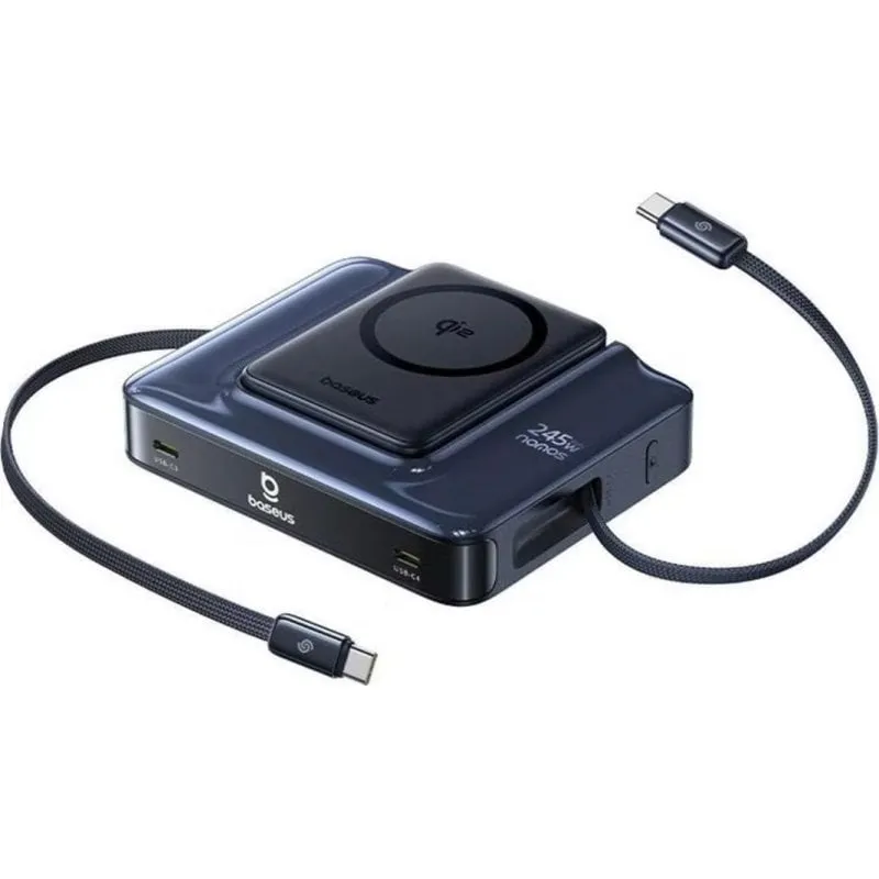 Stazione di carica Baseus Nomos NH21 6 porte 245W USB-C Power Delivery - immagine 1