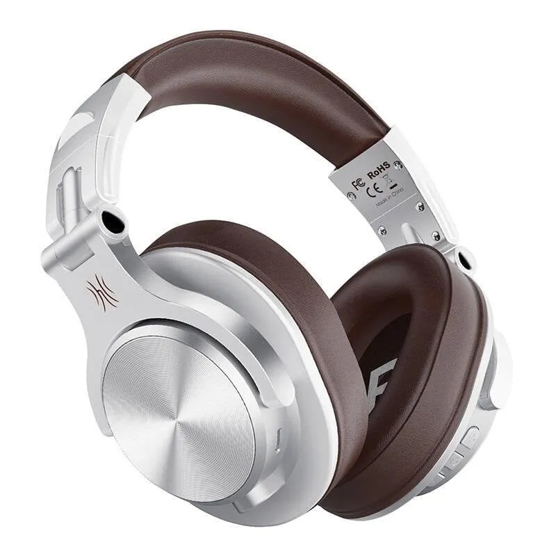 Cuffie OneOdio A70 wireless Bluetooth 5.2 con cancellazione rumore marrone - immagine 1