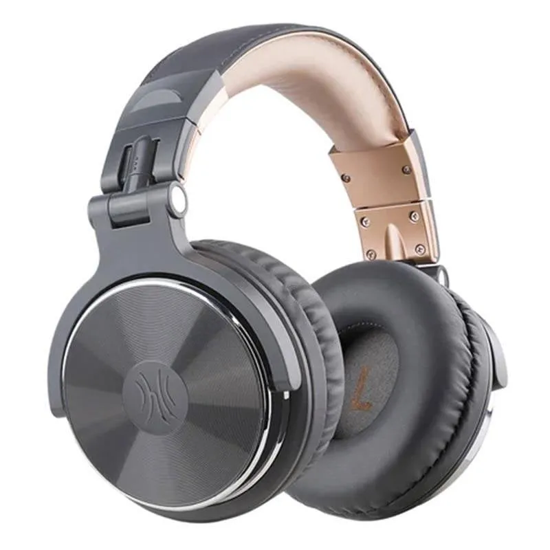 Cuffie OneOdio Pro10 con cavo, driver 50 mm, Shareport, microfono, grigio - immagine 1