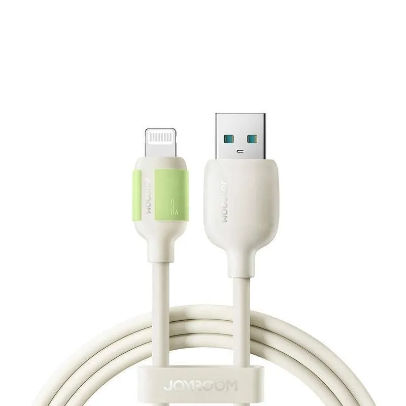 Cavo USB-A verso Lightning Joyroom S-A53 2m Beige Ricarica Rapida 3A - immagine 1