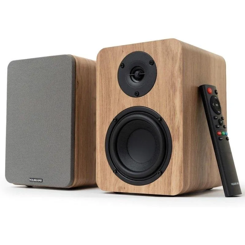 Altoparlanti Vulkkano A4 Arc Mkii Bluetooth 5.0 HDMI ARC USB RCA Marrone - immagine 1