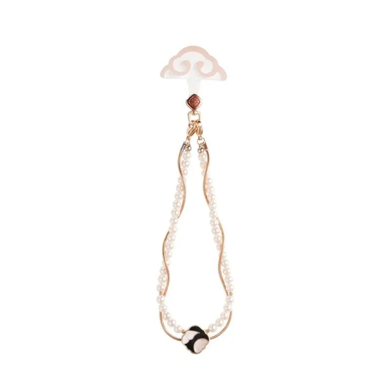 Laccetto per smartphone Udemos Ideal Pearl Orient design perle elegante - immagine 1