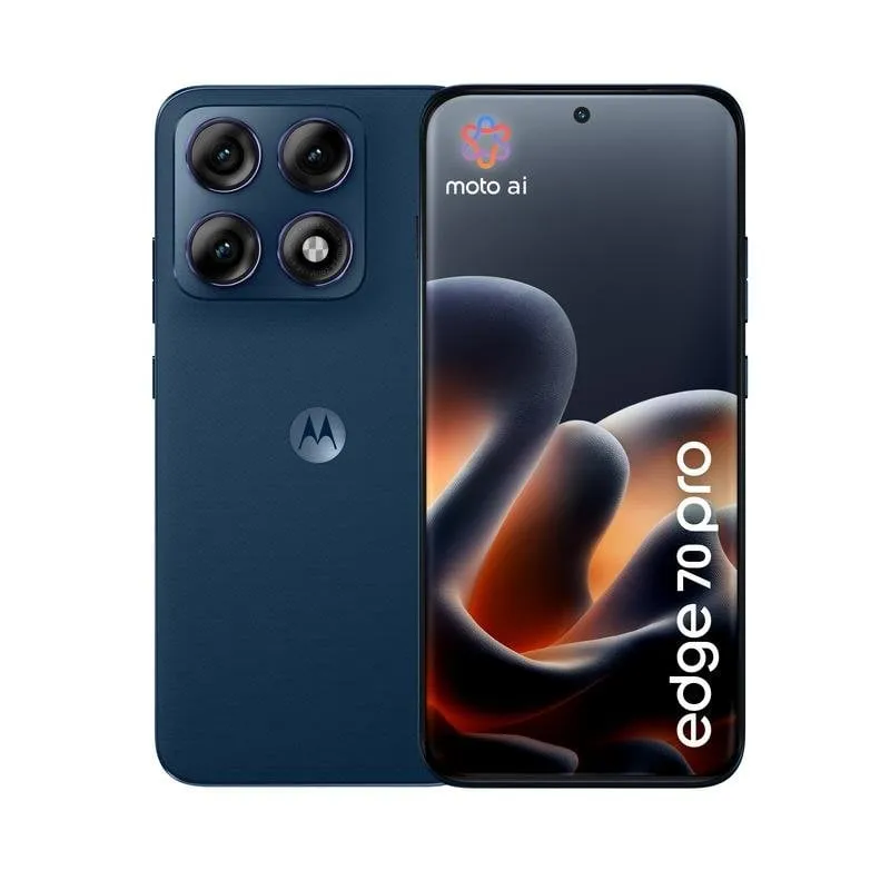 Motorola Edge 70 Pro 5G 12GB 512GB 6.78" Blu Scuro Tripla Fotocamera - immagine 1
