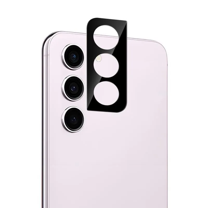 Protettore per fotocamera Nevox NEVOGLASS 3D per Samsung Galaxy S24, Vetro temperato 9H, Nero - immagine 1