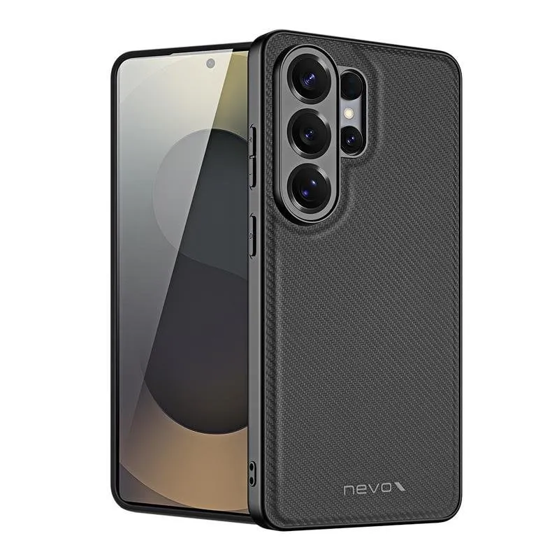 Funda para móvil Nevox StyleShell NYLO Cover TPU Nylon Nera per Samsung Galaxy S26 Ultra - immagine 1