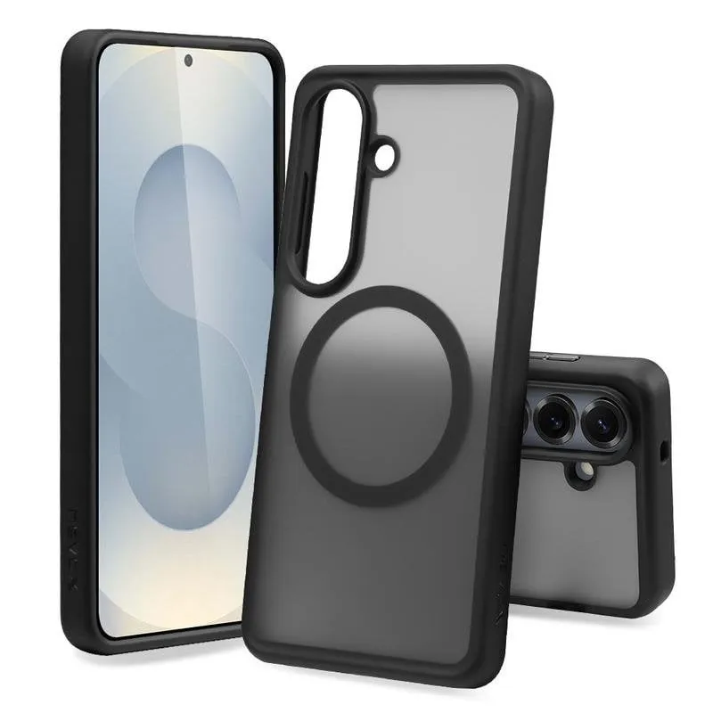 Custodia Nevox StyleShell INVISIO PC TPU Nera Antishock per Samsung Galaxy S26 - immagine 1