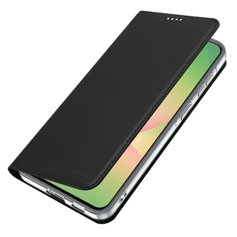 Custodia per cellulare Nevox 2605 Folio TPU Nera con supporto per Galaxy A57 - immagine 1