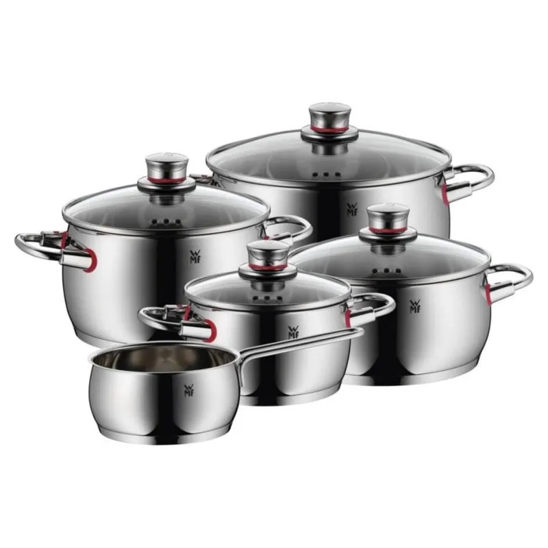 Set di pentole WMF Quality One 9 pezzi acciaio inossidabile - immagine 1