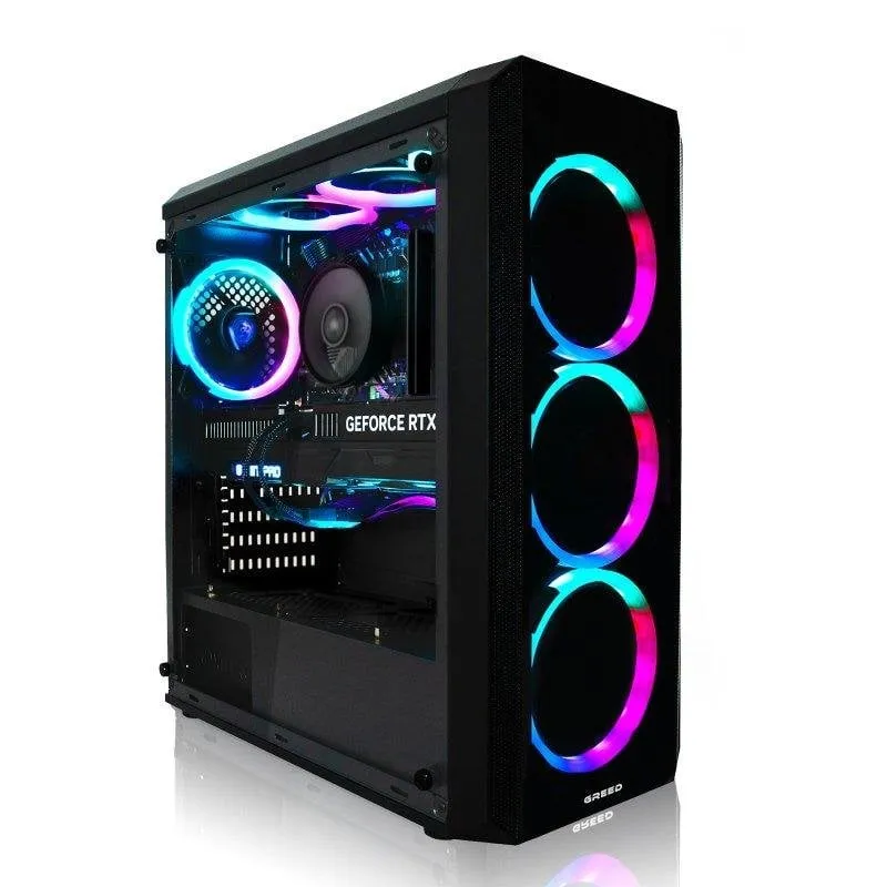 PC fisso GREED MK2 AMD Ryzen 5 5500 32GB 512GB SSD RTX 5050 8GB Windows 11 Pro - immagine 1