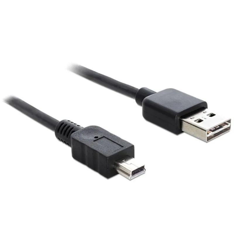Cavo USB DeLOCK 1 m Nero Maschio/Maschio USB 2.0 A verso Mini-USB - immagine 1