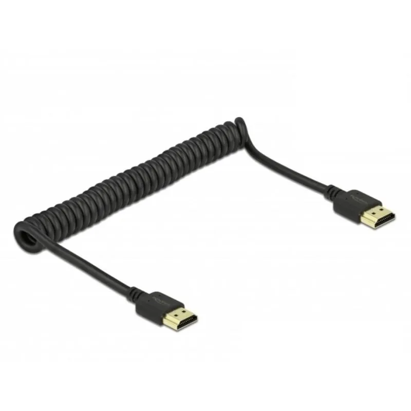 Cavo HDMI DeLOCK 84967 1,5 m 18 Gbit/s Nero - immagine 1