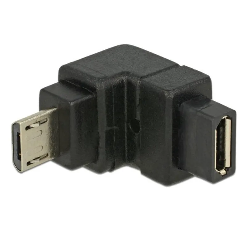Adattatore USB 2.0 Micro-B Maschio a Femmina DeLOCK Nero - immagine 1