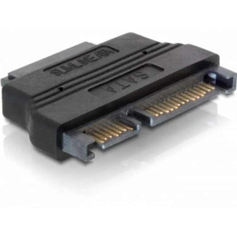 Adattatore DeLOCK SATA 22-pin a Slim SATA 13-pin Nero - immagine 1