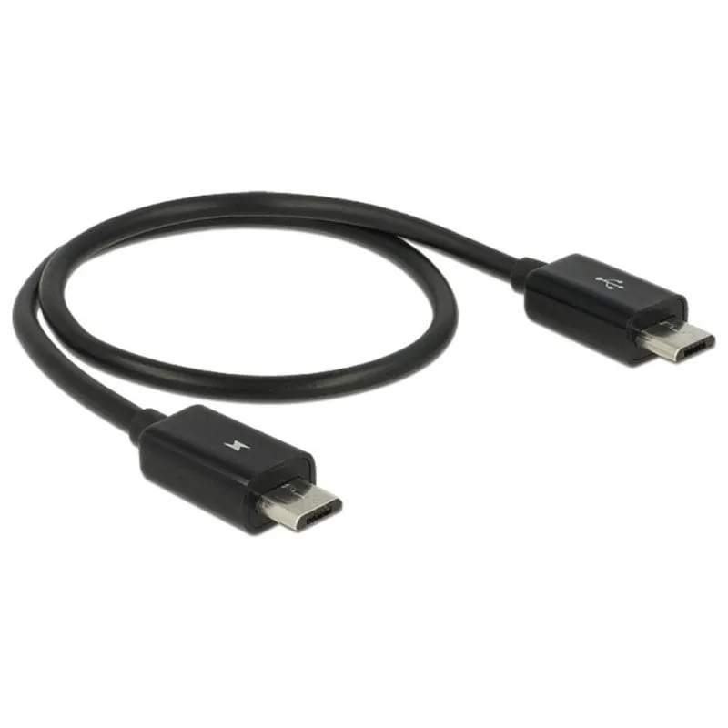 Cavo USB Delock 83570 0,3 m USB 2.0 USB B Nero - immagine 1