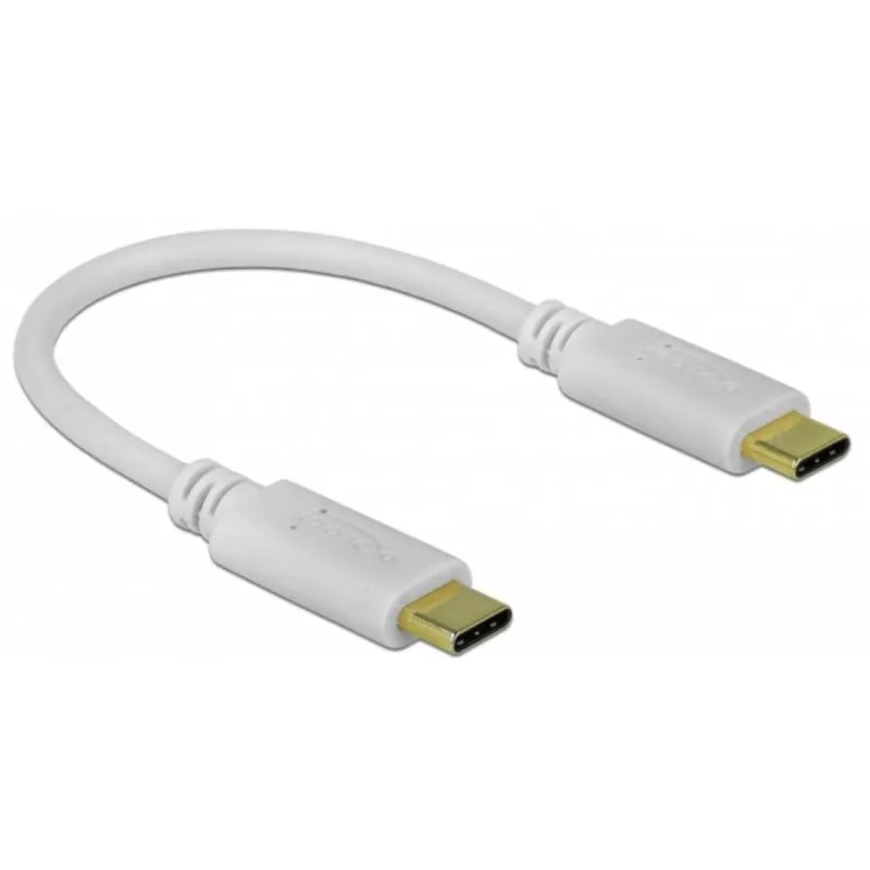 Cavo di Carica USB-C DeLOCK 15 cm PD 100 W con E-Marker - immagine 1