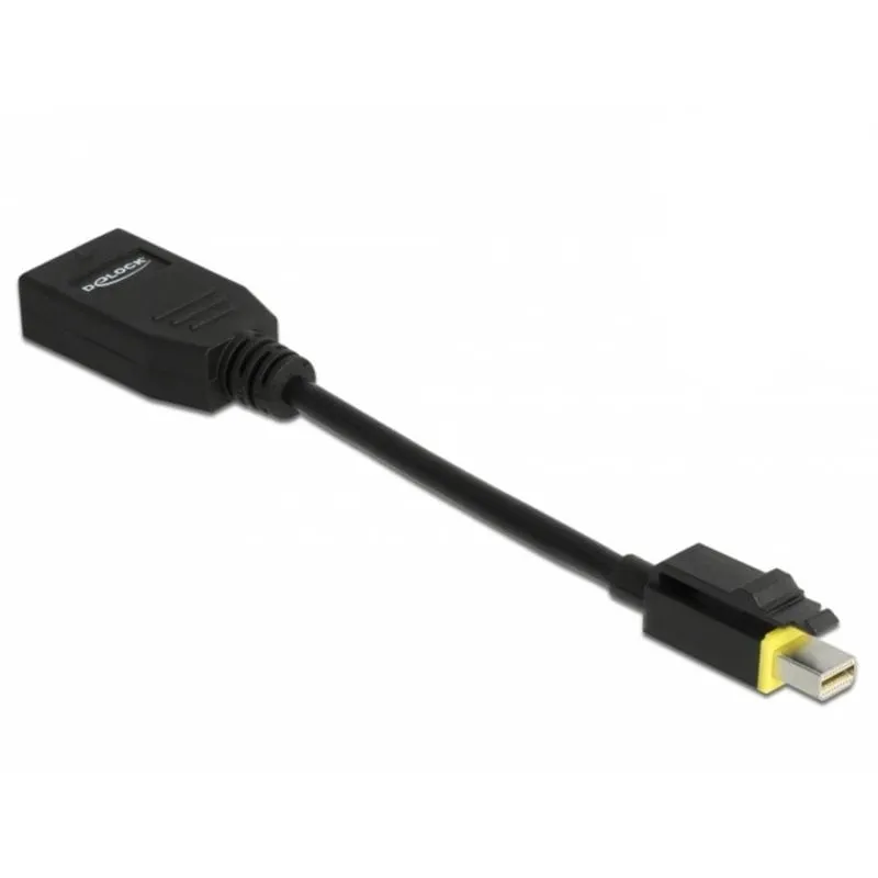 Adattatore Mini DisplayPort 1.4 a DisplayPort DeLOCK 0,15 m - immagine 1