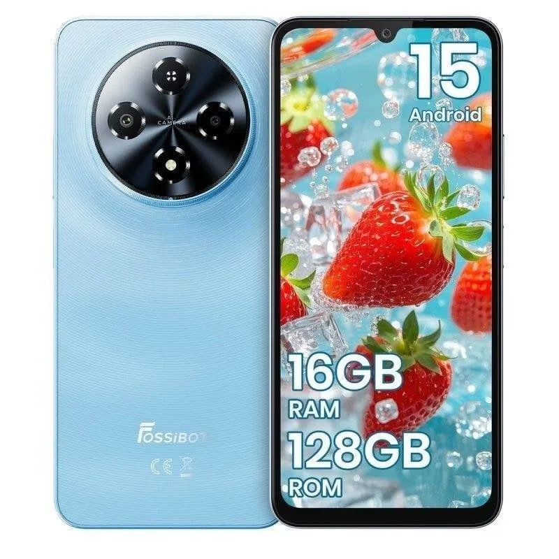 Fossibot S5 4G 4GB 128GB 6.88" Blu - immagine 1