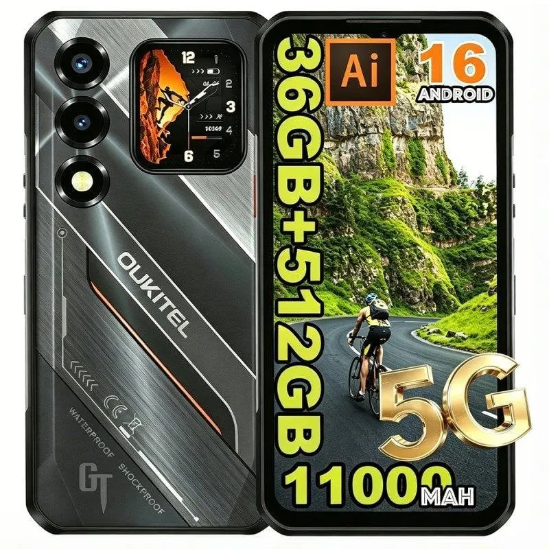Oukitel WP66 5G 12GB 512GB 6.58" Nero - immagine 1