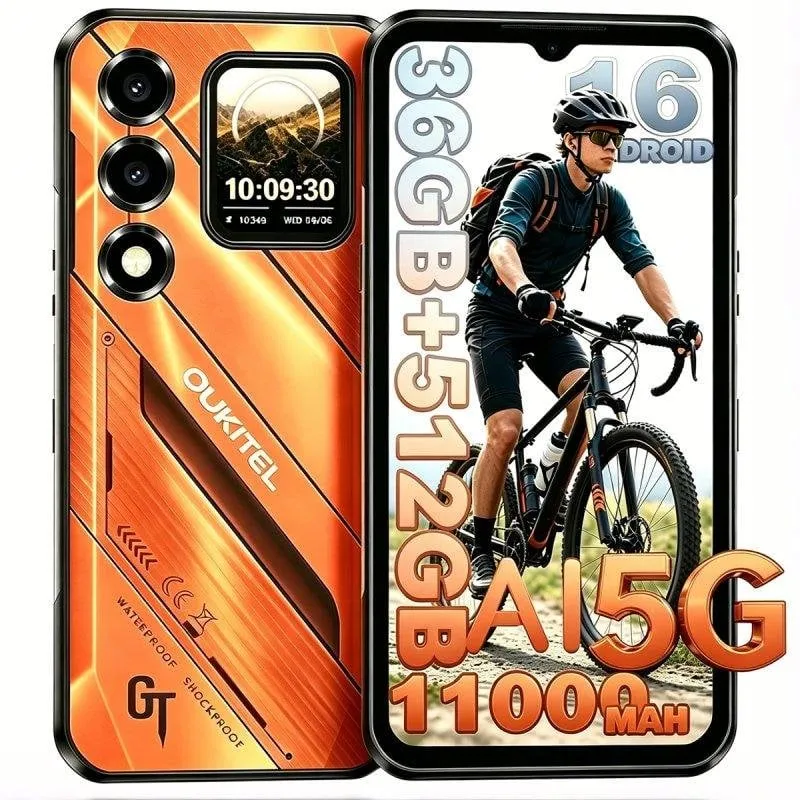 Oukitel WP66 5G 12GB 512GB 6.58" Arancione - immagine 1