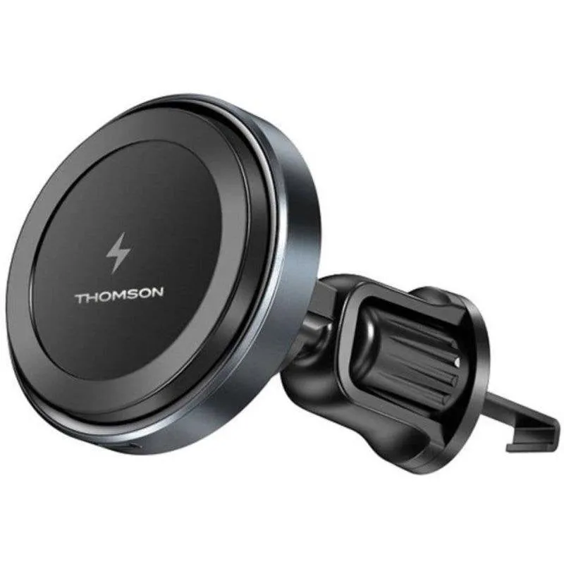 Caricatore wireless magnetico per auto Thomson Qi 15W con supporto per griglia - immagine 1