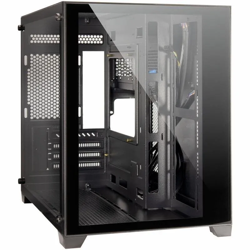 Case PC Inter-Tech C-501 Aspect Midi Tower Nero micro ATX Mini-ITX - immagine 1